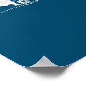 Triathlon Vater Swim Bike Lauf Vatertag Poster (Ecke)