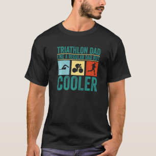Triathlon Vathers Wertschätzung Sport Vater T-Shirt