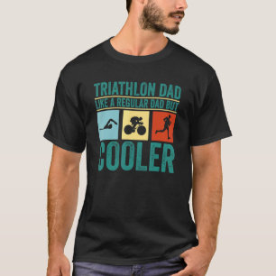 Triathlon Vathers Wertschätzung Sport Vater T-Shirt