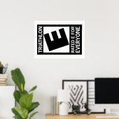 Triathlon wird für alle mit E bewertet Poster (Heimbüro)