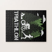 Triathlon, wunderbare Natur Puzzle (Horizontal)
