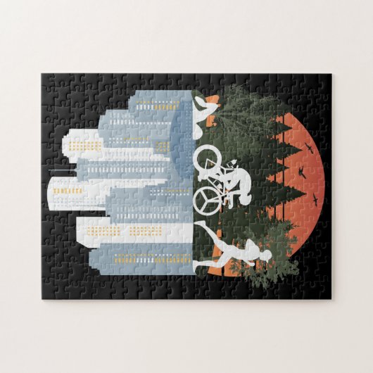 Triathlon, wunderbare Natur Puzzle (Horizontal)