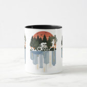 Triathlon, wunderbare Natur Tasse (Zentrum)