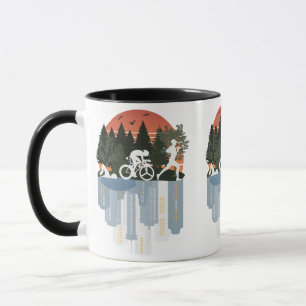 Triathlon, wunderbare Natur Tasse