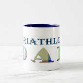 TriathlonDad Zweifarbige Tasse (Mittel)