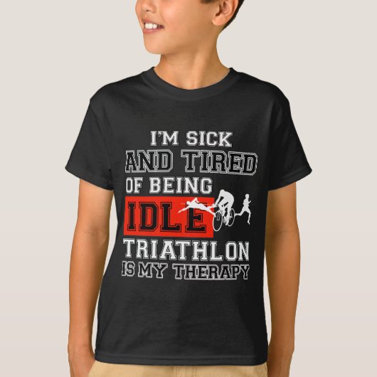Triathlonentwurf T-Shirt (Vorderseite)