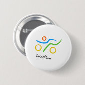 Triathlonlogo Button (Vorne & Hinten)