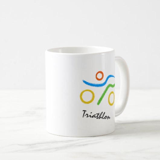 Triathlonlogo Kaffeetasse (VorderseiteRechts)