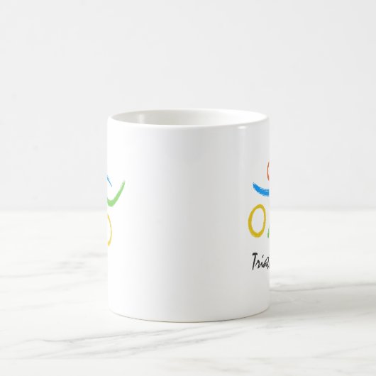 Triathlonlogo Kaffeetasse (Mittel)