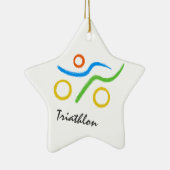 Triathlonlogo Keramikornament (Rechts)
