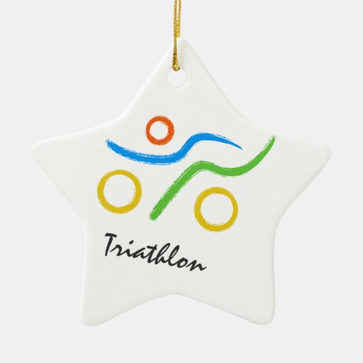 Triathlonlogo Keramikornament (Vorne)