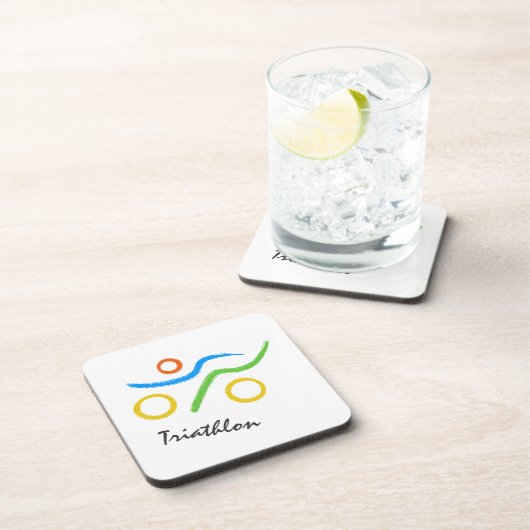 Triathlonlogo Untersetzer (Rechte Seite)