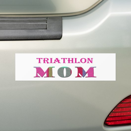 TriathlonMom Autoaufkleber (Auf Auto)