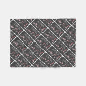 Triathlonswim-Fahrrad Laufabstraktes im Schwarzen Fleecedecke (Vorderseite (Horizontal))