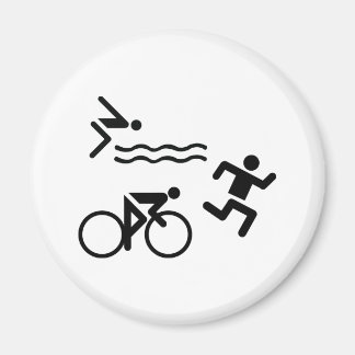 Triatholon - Laufen Magnet