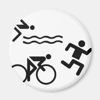 Triatholon - Laufen Magnet