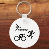 Triatholon - Laufen Schlüsselanhänger (Vorderseite)
