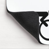 Triatholon - laufendes Schwimmenradfahren Mousepad (Ecke)