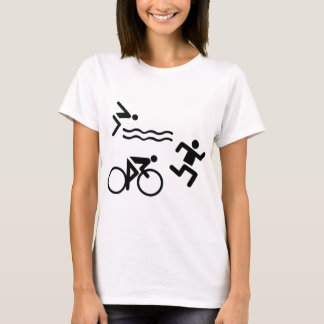 Triatholon - laufendes Schwimmenradfahren T-Shirt