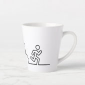 Triatlon. Zwemmen, wielrennen en hardlopen. Milchtasse (Rechts)