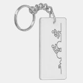 Triatlon. Zwemmen, wielrennen en hardlopen. Schlüsselanhänger (Vorderseite links)