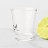 Triatlon. Zwemmen, wielrennen en hardlopen. Schnapsglas (Rechts)