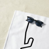 Triatlon. Zwemmen, wielrennen en hardlopen. Strandtuch (Beispiel)