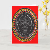 Tribal3 Karte (Gelbe Blume)