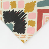 Tribal African Zickzack Aztec Muster Fleecedecke (Ecke)
