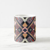 Tribal African Zickzack Aztec Muster Kaffeetasse (Mittel)