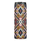 Tribal African Zickzack Aztec Muster Thermosbecher (Rückseite)