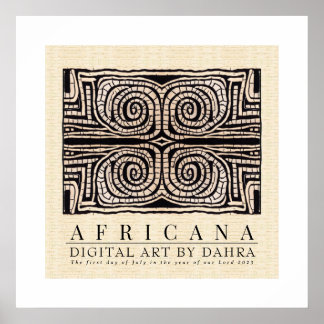 TRIBAL AFRIKANISCH POSTER