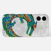Tribal Alligator Art Case-Mate iPhone Hülle (Rückseite (Horizontal))