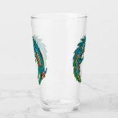 Tribal Alligator Art Glas (Links)