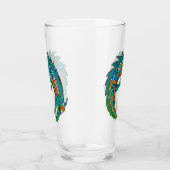 Tribal Alligator Art Glas (Rechts)