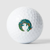 Tribal Alligator Art Golfball (Vorderseite)