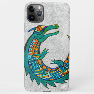 Tribal Alligator Art iPhone 11Pro Max Hülle