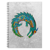 Tribal Alligator Art Notizblock (Vorderseite)