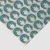 Tribal Alligator Art Seidenpapier (Ausschnitt)