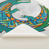 Tribal Alligator Art Sherpadecke (3/4)