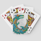 Tribal Alligator Art Spielkarten (Rückseite)