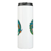 Tribal Alligator Art Thermosbecher (Rückseite)