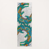 Tribal Alligator Art Yogamatte (Vorderseite)