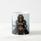 Tribal Amazon Queen Mug – Ancient Warrior Fantasy  Kaffeetasse (Mittel)