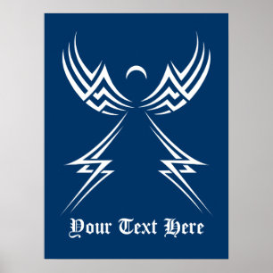 Tribal Angel Custom Poster