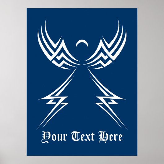 Tribal Angel Custom Poster (Vorne)