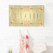 Tribal Arrow Baby Dusche Banner (Insitu)