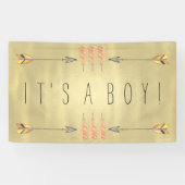 Tribal Arrow Baby Dusche Banner (Horizontal)