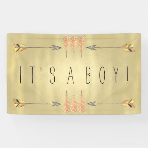 Tribal Arrow Baby Shower Banner