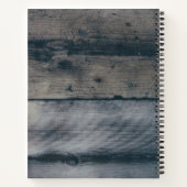 Tribal Arrow Baby Shower Guest Book Rustic Wood Notizblock (Rückseite)